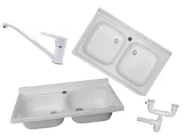 zlewozmywak-80x50-bialy-dwukomorowy-bateria-syfon