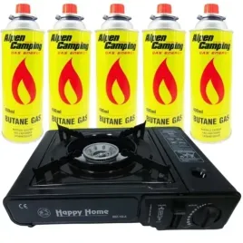 gaz-kuchenka-turystyczna-gazowa-kartusz-5szt-gaz-kartusze-naboj-zestaw