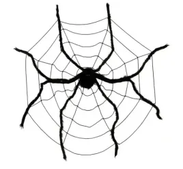 dekoracja-halloweenowa-pajak-na-pajeczynie-czarny-ozdoba-na-halloween