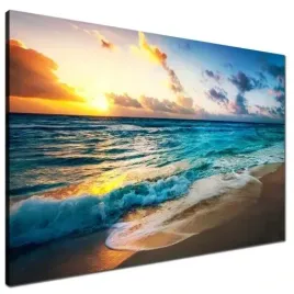 obraz-plotno-zachod-slonca-morze-baltyckie-120x80-ozdoba-dekoracja-prezent