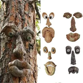 dekoracje-ogrodowe-elfy-drzewne-twarz-drzewa