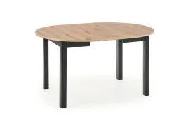 ringo-stol-dab-artisan-czarne-nogi-okragly-rozkladany-102-142x102x76-cm