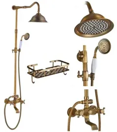 prysznic-zestaw-prysznicowy-antyczny-retro-mosiadz