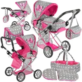 kinderplay-wozek-dla-lalek-spacerowka-gondola-3w1-prezent-dla-dzieci