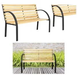 lawka-ogrodowa-parkowa-drewniano-stalowa-oparcie