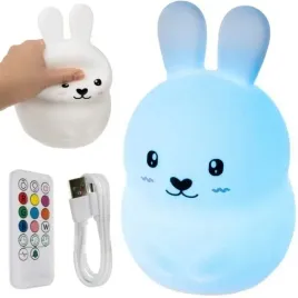 lampka-nocna-led-dla-dzieci-krolik-rgb-pilot-wielokolorowa