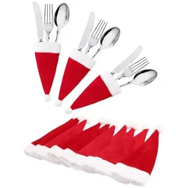 pokrowiec-na-sztucce-czapka-mikolaj-10-sztuk-etui