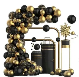 girlanda-balonowa-zloto-czarna-zestaw-balonow-102-el