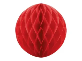 kula-bibulowa-czerwony-30cm-dekoracje-honeycomb