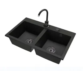 zlewozmywak-granitowy-dwukomorowy-exclusive-20-bateria-syfon-czarny-automat