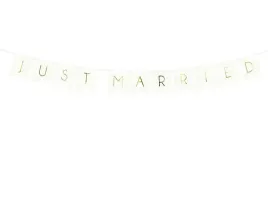 baner-wesele-just-married-bialy-155-cm-ozdoba-slub