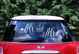 naklejka-na-samochod-auto-mr-and-mrs-slub-wesele