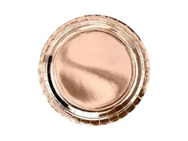 talerzyki-okragle-rozowe-zloto-18cm-6szt