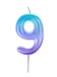 swieczka-na-tort-cyfra-9-niebiesko-fioletowa-ombre