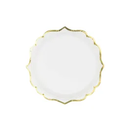 talerzyki-biale-ze-zlotym-brzegiem-eleganckie-papierowe-komunia-na-tort-6x