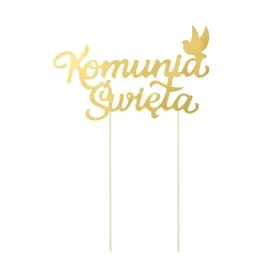 topper-komunijny-na-tort-komunia-swieta-zloty-1szt