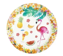 talerz-talerzyki-flaming-papierowe-hawajskie-23-cm