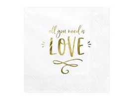 serwetki-all-you-need-is-love-biale-20szt-slub