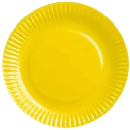 talerze-talerzyki-gladkie-zolte-18cm-urodziny
