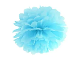 pompon-z-bibuly-kula-kwiat-blekitny-25cm-dekoracje
