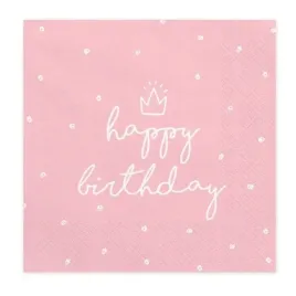 serwetki-urodzinowe-rozowe-happy-birthday-urodziny-w-kropeczki-20szt