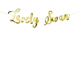 baner-lovely-swan-zloty-64x213cm