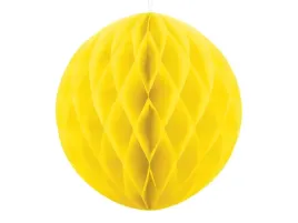 kula-bibulowa-zolty-20cm-dekoracje-honeycomb