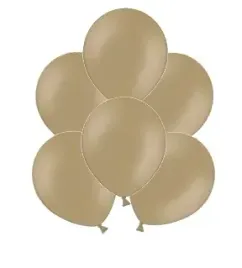 balony-belbal-100szt-pastel-almond-10-23cm-ziemiste-jasny-braz