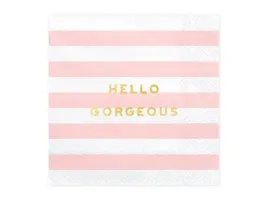 serwetki-paski-hello-gorgeous-jasny-rozowy-20szt