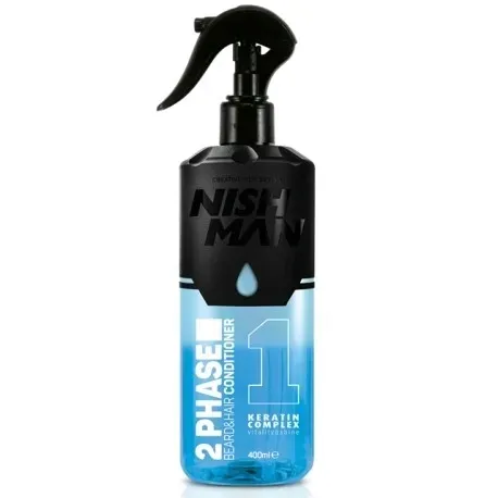 NISHMAN ODŻYWKA 2 FAZOWA DO WŁOSÓW SPRAY 400ml