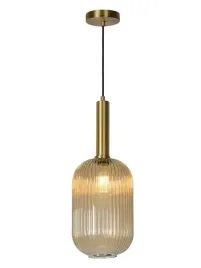 lampa-wiszaca-zlota-bursztynowy-szklany-klosz-nad-stol-wyspe-bar-lucide