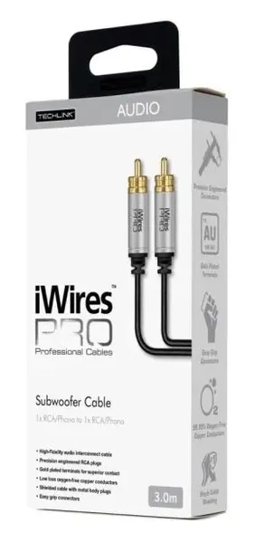 kabel-techlink-iwires-pro-1x-rca-1x-rca-3m-dlugosc-kabla-3-m