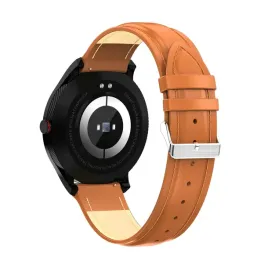 pasek-skorzany-do-zegarka-smartwatch-l9-brazowy