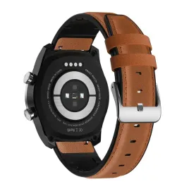 pasek-skora-guma-do-zegarka-smartwatch-brazowy