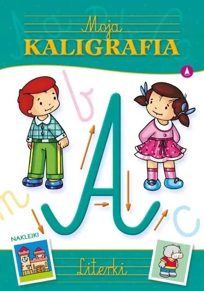 Moja kaligrafia - Literki Pisanie po śladzie nauka pisania