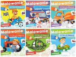 6x-malowanie-doklejanie-kolorowanka-auta-naklejki