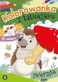 kolorowanka-z-tatuazami-zwierzeta-lesne-malowanka
