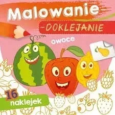 malowanie-doklejanie-owoce-kolorowanka-naklejki