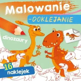 malowanie-doklejanie-dinozaury-kolorowanka-naklejk