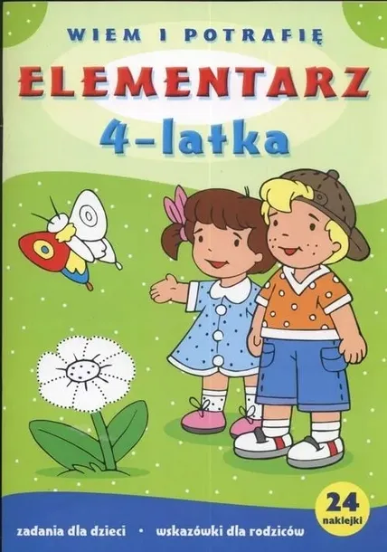 Elementarz 4-LATKA NAKLEJKI WIEM I POTRAFIĘ + ZADANIA