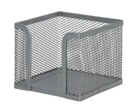 pojemnik-na-karteczki-organizer-kostka-siatka-sreb