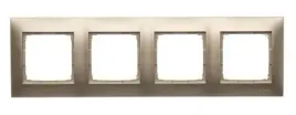 kontakt-simon-54-ramka-poczworna-4-krotna-uniwersalna-zloty-mat-dr4-44