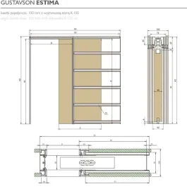 kaseta-estima-bezoscieznicowa-czarna-100cm