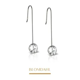 blomdahl-kolczyki-hipoalergiczne-straight-pendant-bezel-crystal-8-mm