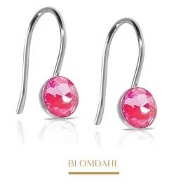 blomdahl-wiszace-kolczyki-hipoalergiczne-pendant-bezel-shiny-rose-5-mm