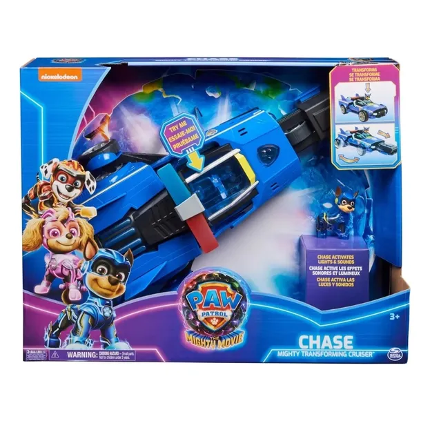 Psi Patrol Zestaw Deluxe Chase Interaktywny Pojazd Kosmiczny Radiowóz