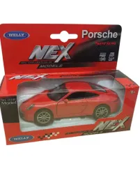 porsche-911-carrera-kolekcjonerski-metalowy-model-samochodu-1-34-czerwony