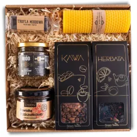 kosz-prezentowy-herbata-kawa-miod-powidla-swieca-upominek-premium-box
