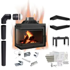 kominek-zeliwny-narozny-lewy-wklad-kominkowy-simple-8-kw-zestaw-z-plytami