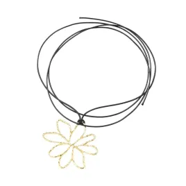 choker-kwiat-na-rzemyku-wiazany-zloty